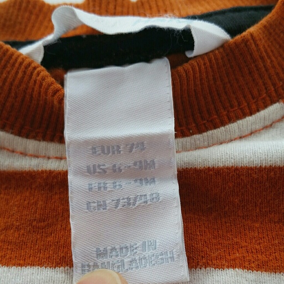 Rust Orange Skull & Crossbones Long Sleeve - Picture 2 of 2